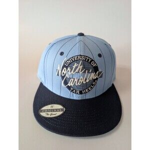 North Carolina Tar Heels The Game Pinstripe Snapback Hat Cap Green Undervisor